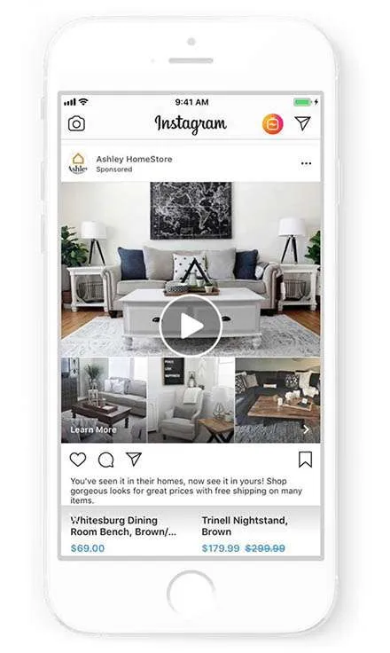 Inserzione instagram Raccolta