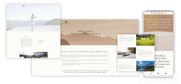 Sito web per ufficio stampa e PR
