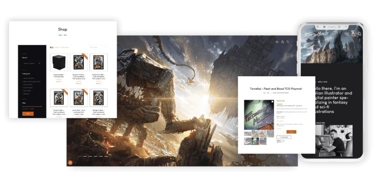 composizione sito web federico musetti