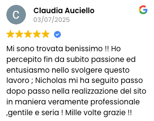 Recensione claudia auciello