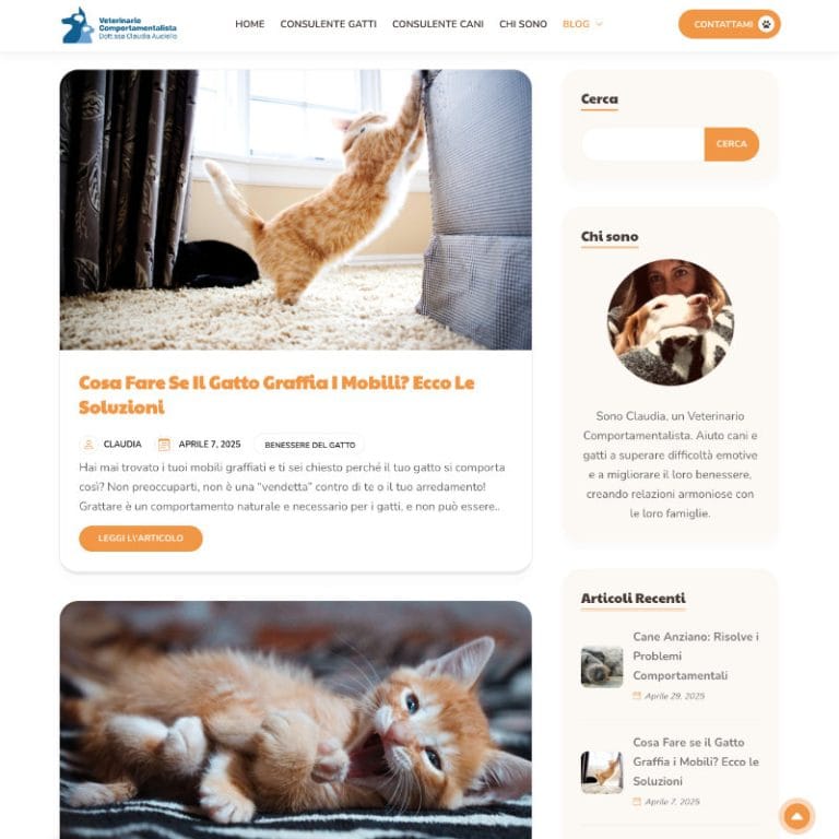 screen sito web comportamentalista