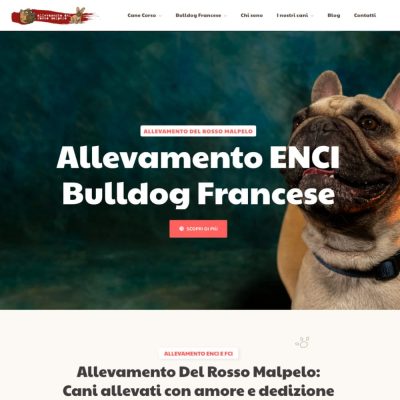 screen sito web allevamento