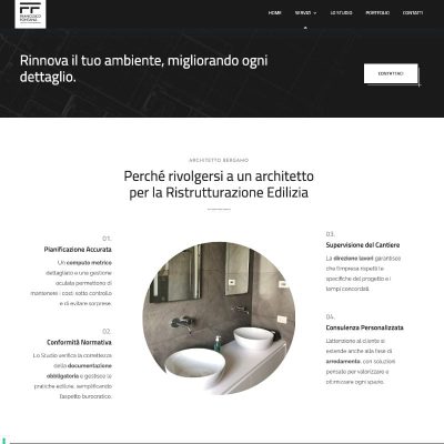 sito web per architetto