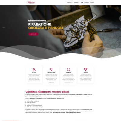 sito web per oreficeria screen 3